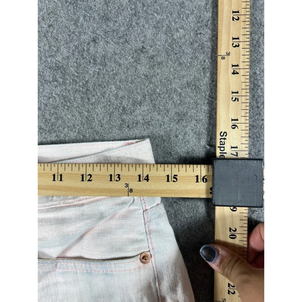 Schaeffers Garment Hotel Selvedge Jeans Mens 29 Pink USA Straight Leg Hollywood